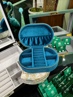 Travel Case - Teal Velvet