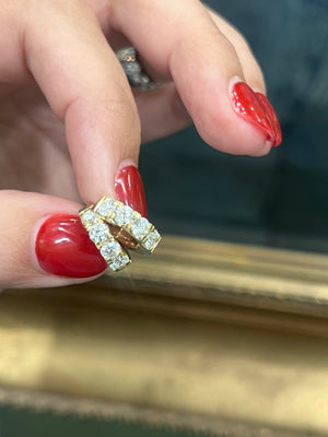 Diamond Huggies in 18ct Yellow Gold 1.60ct