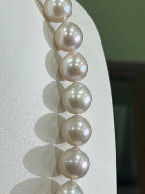 Pearl Necklace in Sterling Silver
