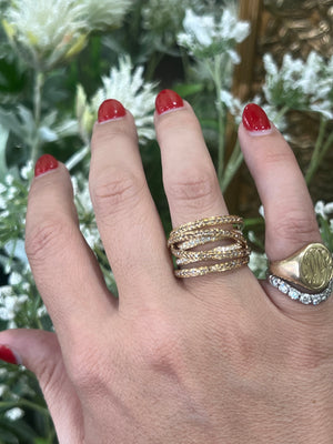 Australian Chocolate Diamond Ring in 18ct Yellow Gold