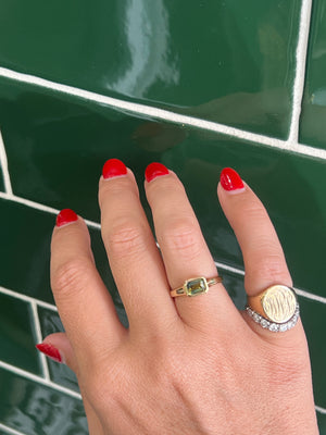 Australian Parti Sapphire Ring in 9ct Yellow Gold