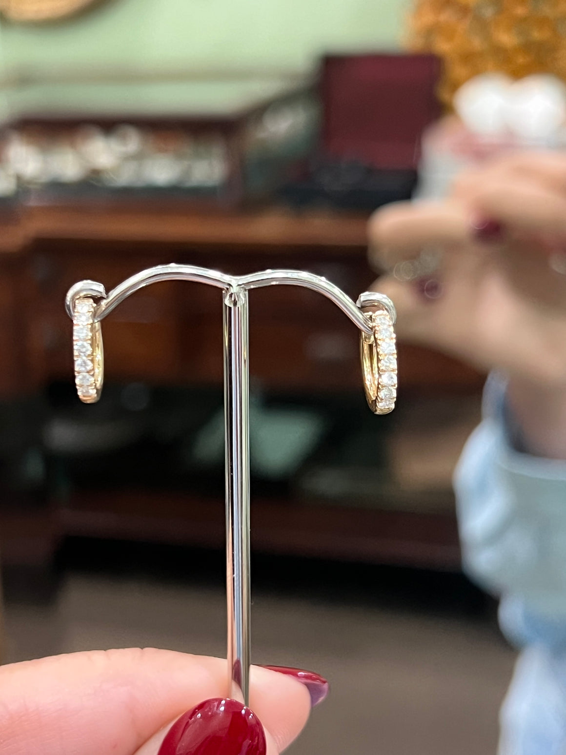 Diamond Huggies in 9ct Yellow Gold (0.30ct)