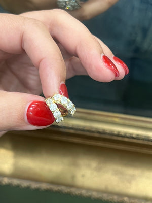 Diamond Huggies in 18ct Yellow Gold 1.60ct