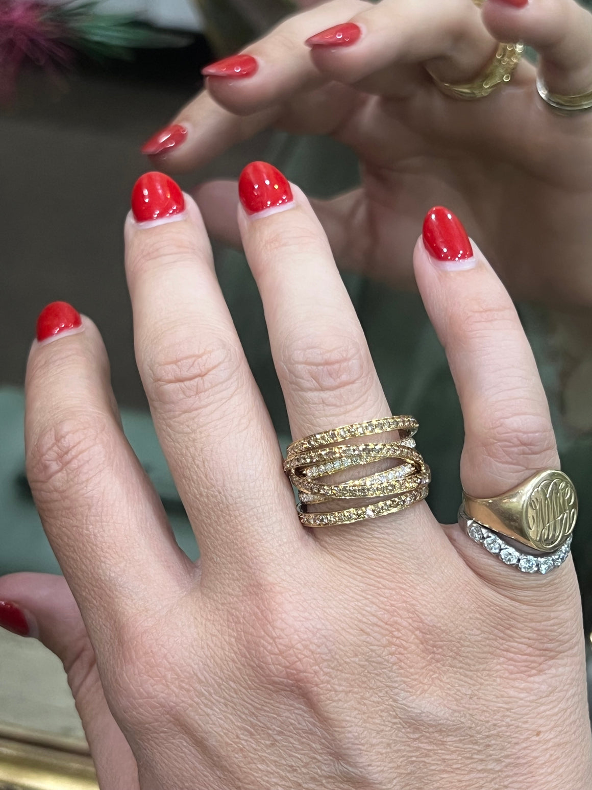 Australian Chocolate Diamond Ring in 18ct Yellow Gold