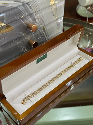 Diamond Chain Bracelet 5.20ct in 18ct Yellow Gold
