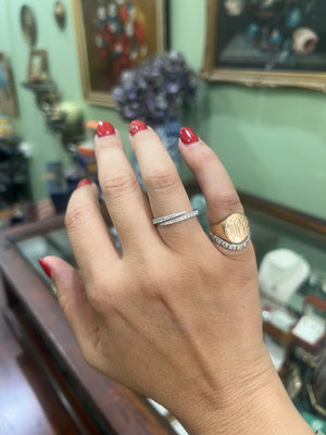 Diamond Wrap Ring in 18ct White Gold
