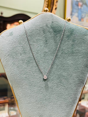Diamond Necklace in 18ct White Gold