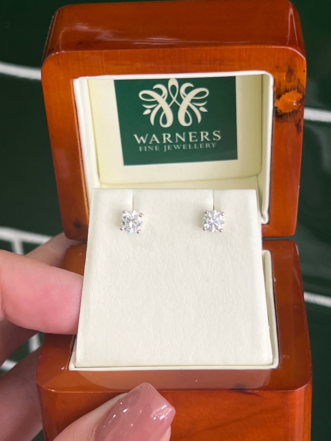 Solitaire Diamond Studs - 0.80ct TDW